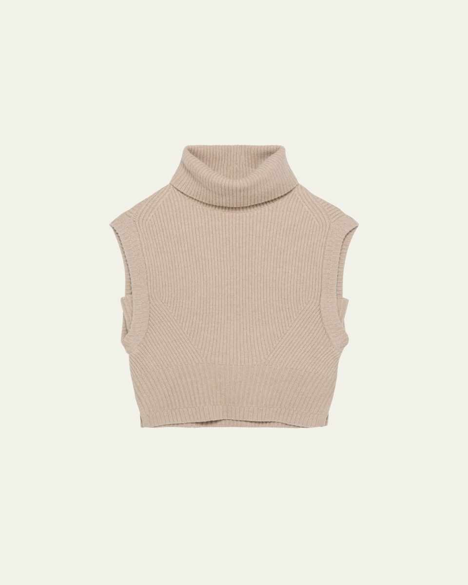 Maple Cashmere Turtleneck Sweater Vest